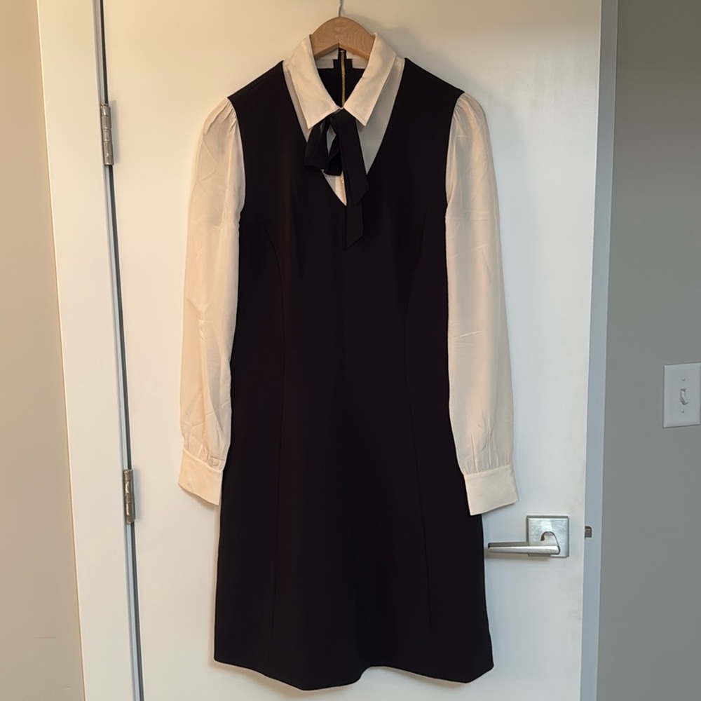 Kate Spade Size 8 Black Bow Tie Dress